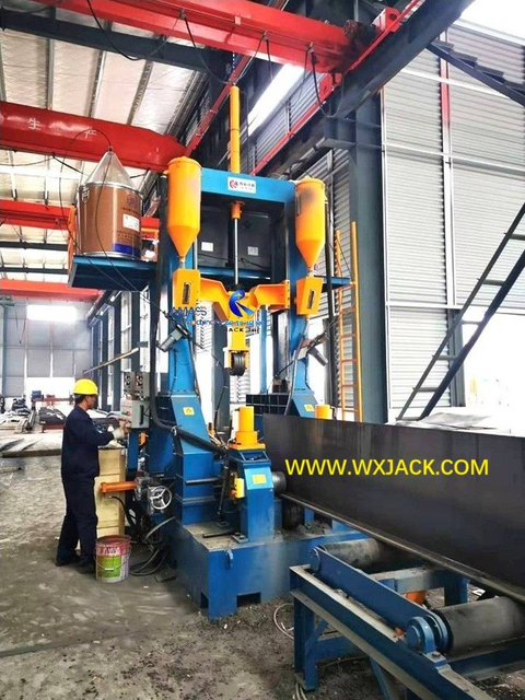 11 M&aacute;quina enderezadora y soldadora de ensamblaje de vigas en H 3 en 1 12