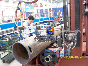 Máquina cortadora de intersecciones de tuberías CNC CP6-1400/15 mediana de control sofisticado