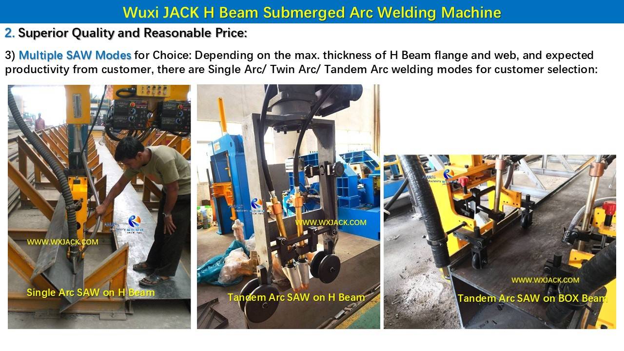 Máquina soldadora de vigas 4 H 21