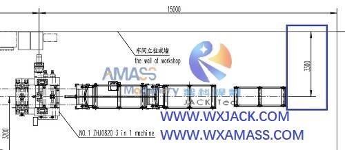 Fig7- Máquina de fabricación de vigas H 3 en 1