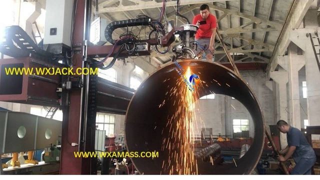 11 Máquina cortadora de tubos CNC grande de 7 ejes 14