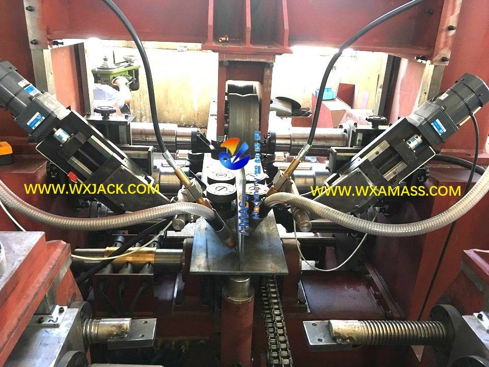 Máquina eficiente para enderezar soldadura de ensamblaje de viga SAW H ZHJ8015