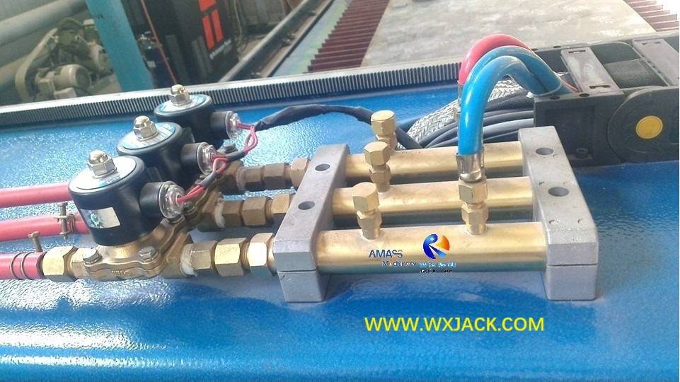 Máquina de corte de placa de llama CNC Control numérico de una sola unidad de 4 m