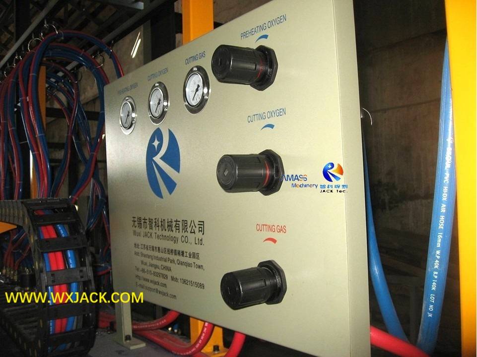 Máquina de corte de placa de llama CNC Control numérico de una sola unidad de 4 m