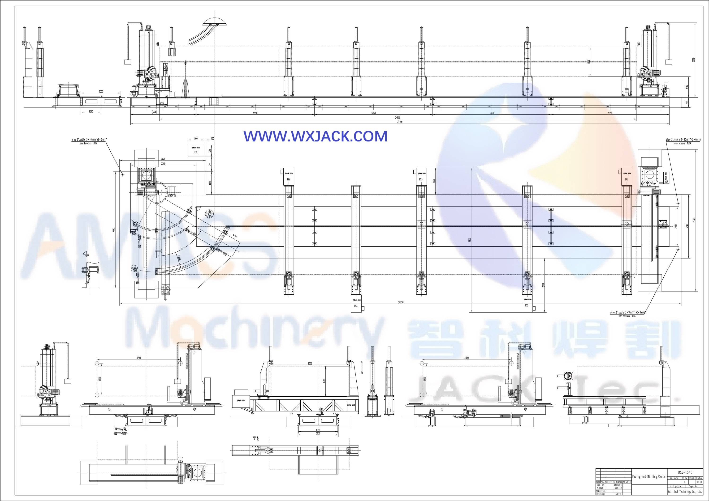 00 Box H Beam End Face Forning Center