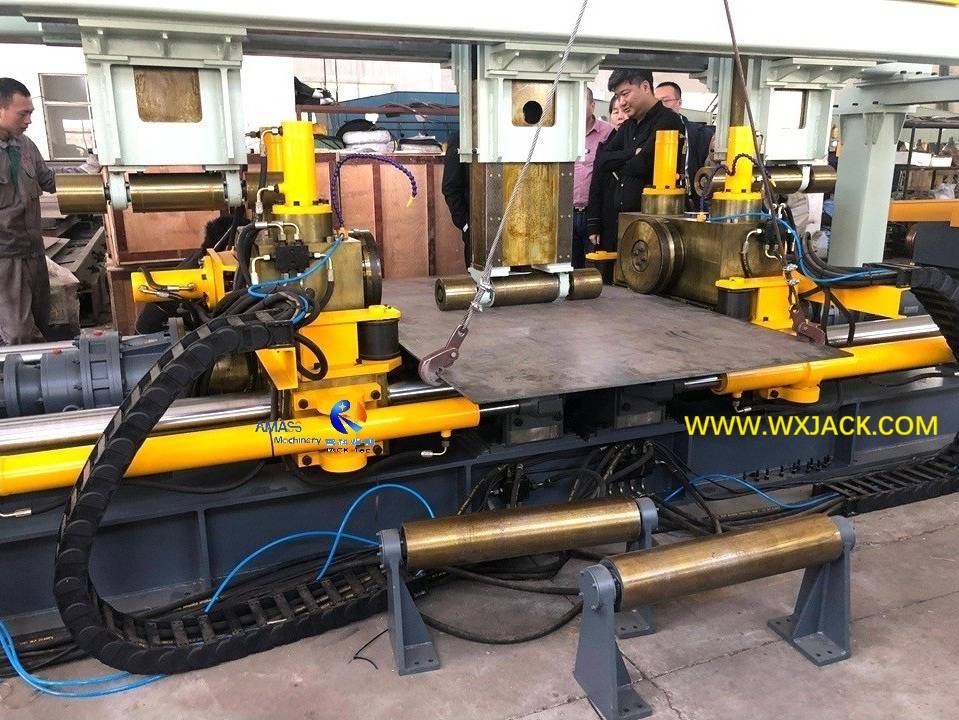 Máquina de redondeo de borde de placa RH-1500 para la industria del astillero