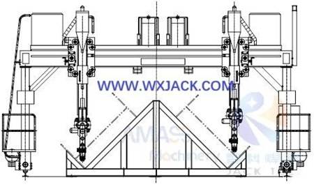 Fig9 IH Máquina de soldadura de pórtico de haz 1