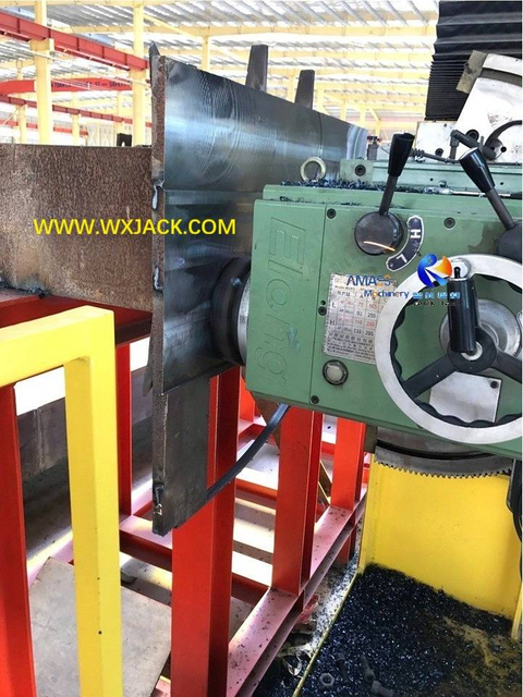 3 Caja de estructura de acero H Máquina de fresado de la cara del extremo del haz 73