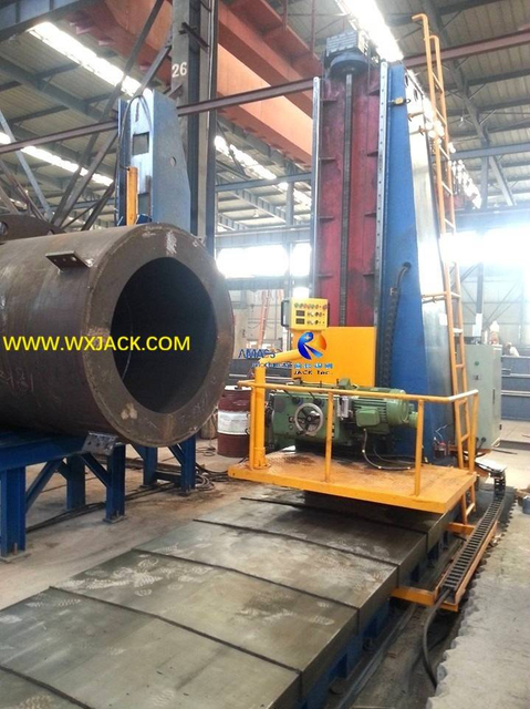 6 Estructura de acero H Máquina de fresado de la cara del tubo de haz H de la viga 16