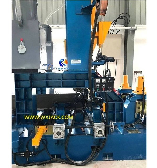 M&aacute;quina enderezadora y soldadora de ensamblaje de vigas en H 2 3 en 1 129