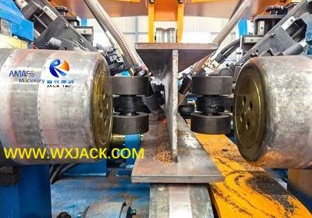 Fig6 Máquina integral de enderezamiento por soldadura y ensamblaje de viga HI 3 en 1 16