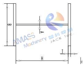 Máquina enderezadora horizontal de vigas Fig4 IH