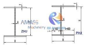 Fig.6 Máquina de fabricación de vigas en H tres en uno