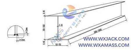 Fig1 Máquina enderezadora y soldadora de ensamblaje de viga H 3 en 1 181