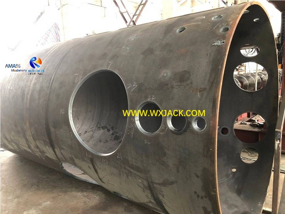 1 Máquina cortadora de tubos CNC grande de 7 ejes 45