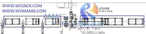 Fig8 H Beam 3 en 1 máquina integral enderezadora de soldadura de ensamblaje