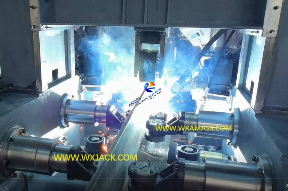 Z18 Autodulación H Máquina de ensamblaje de haz con soldadura por tachuelas manuales