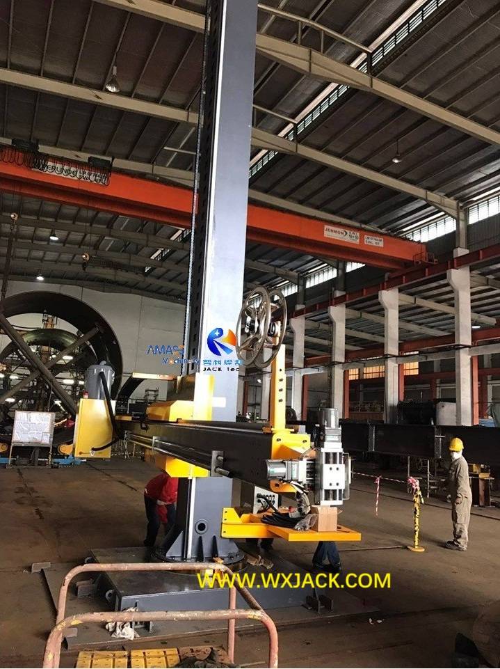 Columna de soldadura de uso industrial y boom para piezas de cilindro
