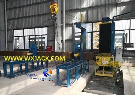 Fig4 cuadro H Máquina de fresado de la cara del extremo del haz con CNC 154