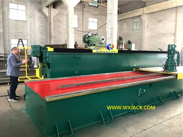 1 Gran Caja de estructura de acero H Máquina de fresado de la cara del extremo del haz 55 IMG_3212