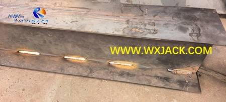 Fig. 1 Máquina de soldadura por puntos y ensamblaje de vigas IH 115