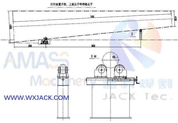 Máquina de soldadura de pórtico de costura longitudinal Fig9 15