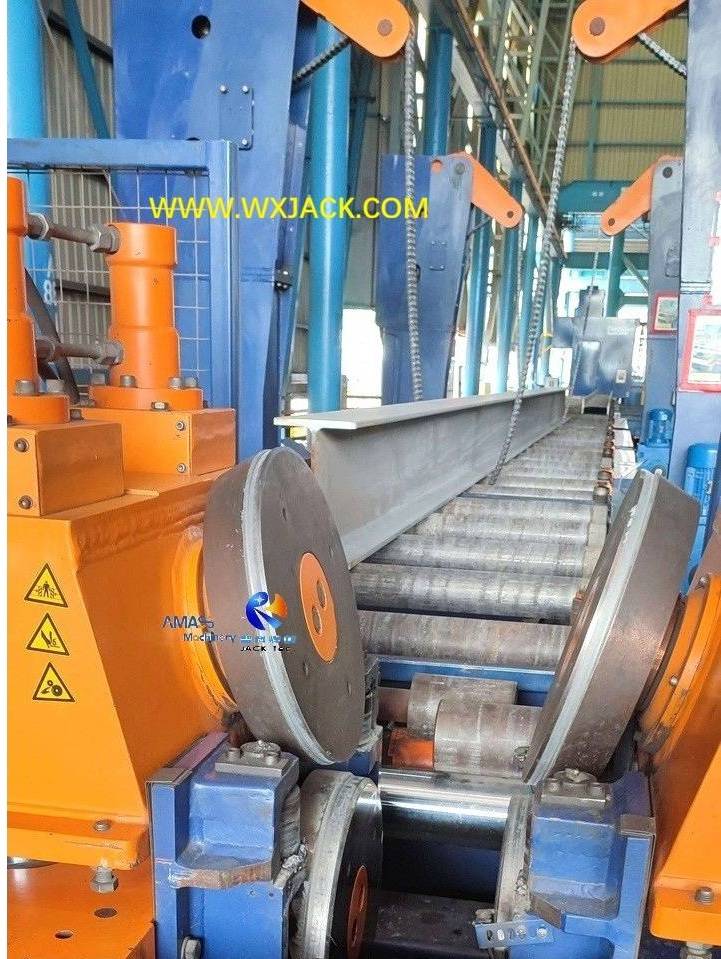 1 1 Máquina redondeadora de bordes de bridas de vigas en H 4