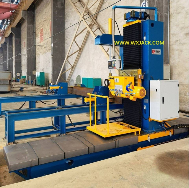 6 CNC Estructura de acero para tubos BOX H Fresadora frontal de viga 73