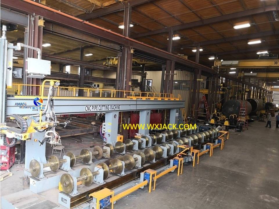Máquina cortadora de tubos CNC grande