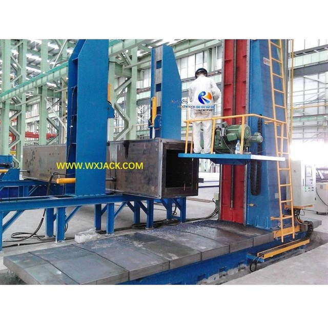 11 Fresadora frontal de extremo de viga BOX H de tubo de control CNC 12