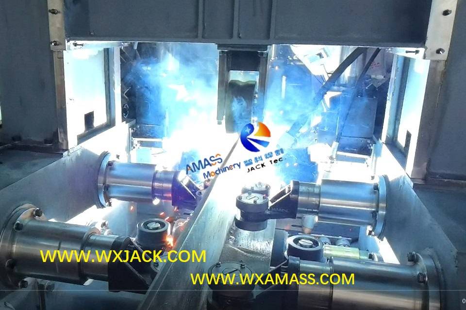 ZHJ8015 Máquina de fabricación de vigas H tres en uno para estructura de acero