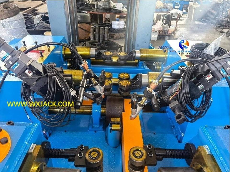 Cilindro y motor de motor Phj18 H Máquina de alisado de soldadura de la viga