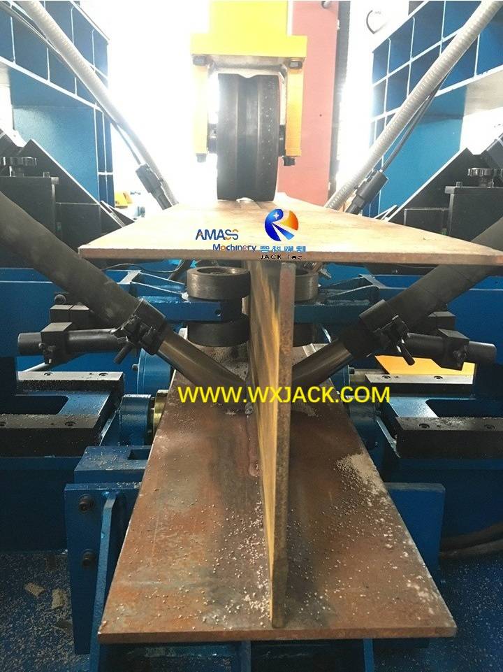 Medio ZHJ8018 Modelo 3 en 1 h El ensamblaje del haz endereza la máquina integral