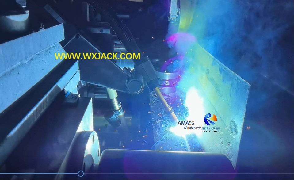 Máquina de ensamblaje de la viga de Z20 con soldadura automática
