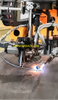 5 eje 2500/9 Máquina de corte de tubería CNC de llama y plasma CNC