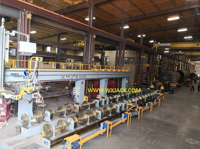 5 eje 2500/12 Máquina de corte de tubería CNC automática de llamas y plasma