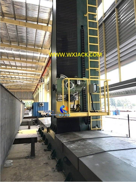 3 Caja de estructura de acero grande de servicio pesado IH Máquina de fresado de caras del extremo de la viga 37