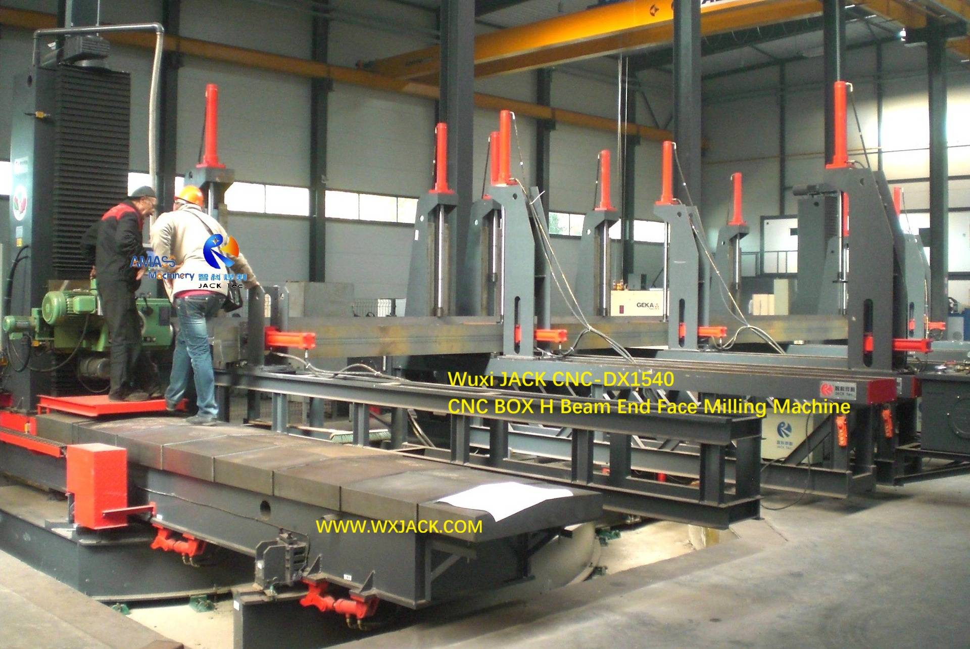0 Steel Structure BOX H I Beam End Face Milling Machine 131