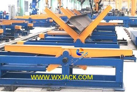 FIG5 Caja de estructura de acero de accionamiento hidráulico H Viga de rotación móvil Cart 4 10