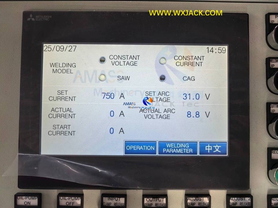 Máquina soldadora plana de placa de acero