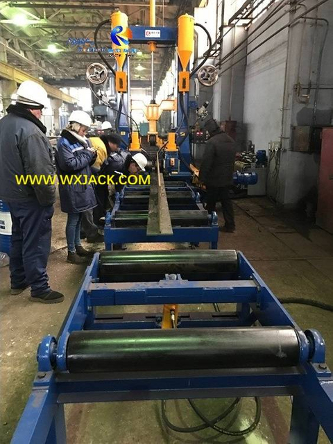 4 M&aacute;quina enderezadora y soldadora para ensamblaje de vigas en H 3 en 1 16
