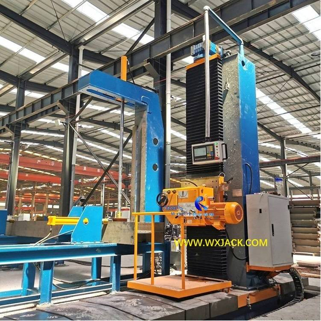 20 Fresadora frontal de viga CNC BOX H con estructura de acero 161