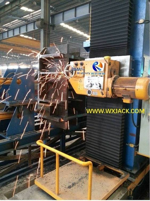 2 Fresadora frontal de viga CNC BOX H con estructura de acero 1