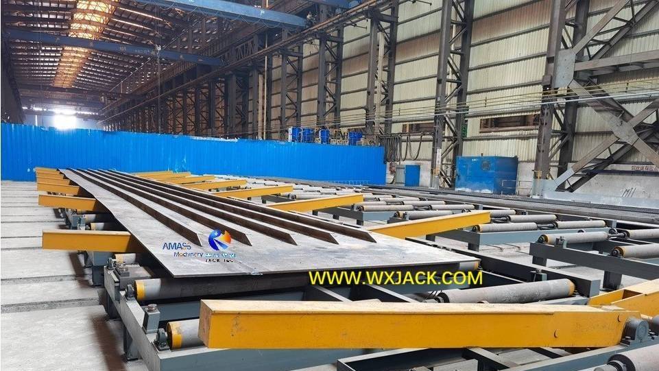 Máquina enderezadora de unidad de placa acanalada de acero de 8 ángulos 45