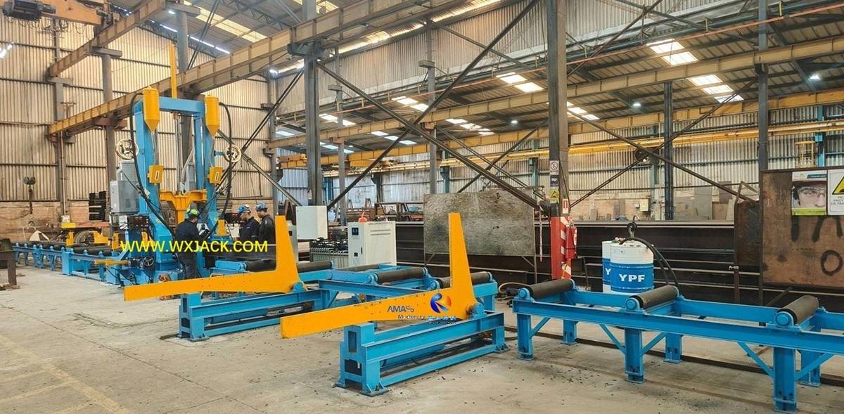 Máquina 1 Viga en H 3 en 1 Conjunto soldadura enderezadora 101L