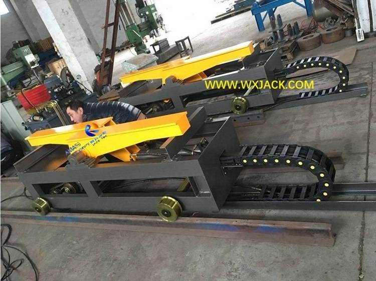 1 Caja de estructura de acero H Viga 180 ° Máquina de estante de rotación 4 6