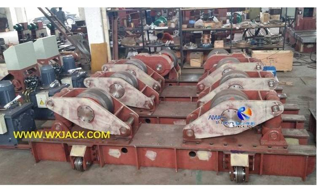 Rodillo giratorio de cama de rodillo rotador de soldadura con ajuste de 3 pernos 7