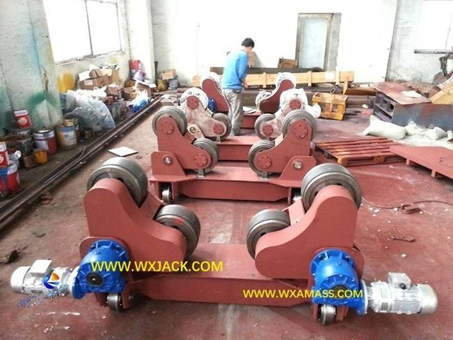 2 Rotador de soldadura autoajustable m&oacute;vil Cama de rodillos giratorios 1 20130628_091337