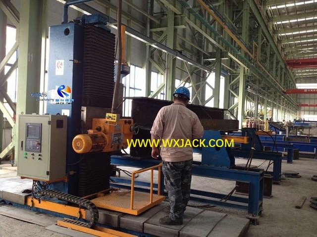 3 Fresadora frontal de viga CNC Control BOX H 63