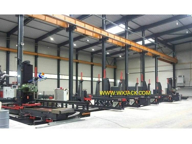 11 Fresadora frontal CNC de viga H de estructura de acero 116